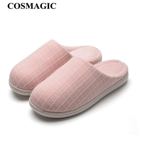slippers cosmagic 2021 winter women plaid indoor slipper keep warm plush inside soft sole house floor living room men shoe, Black
slippers cosmagic 2021 winter women plaid indoor slipper keep warm plush inside soft sole house floor living room men shoe, Black