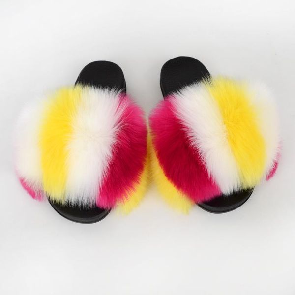 slippers women faux fur arrival slides non-slip indoor lovely plush shoes drop, Black
slippers women faux fur arrival slides non-slip indoor lovely plush shoes drop, Black