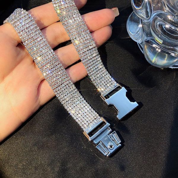 pendant necklaces jewelry shiny buckle rhinestone necklace crystal earrings collar water drop ladies chain wedding banquet gift, Silver
pendant necklaces jewelry shiny buckle rhinestone necklace crystal earrings collar water drop ladies chain wedding banquet gift, Silver
