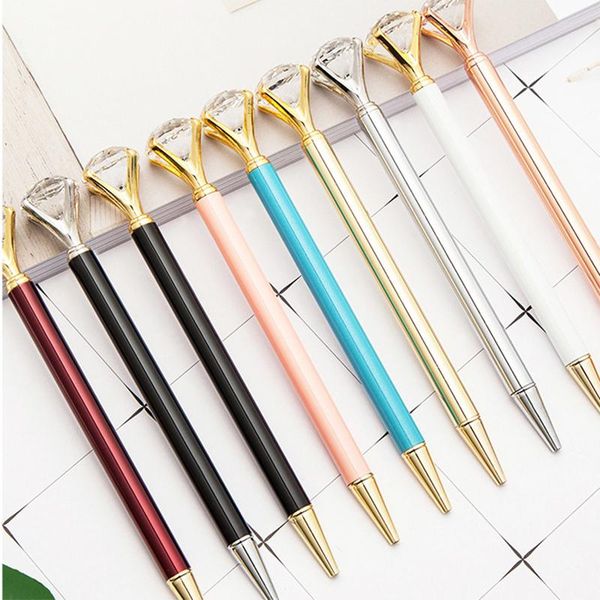 ballpoint pens luxury multicolor metal diamond pen advertising gift office accessories personalized, Blue;orange
ballpoint pens luxury multicolor metal diamond pen advertising gift office accessories personalized, Blue;orange