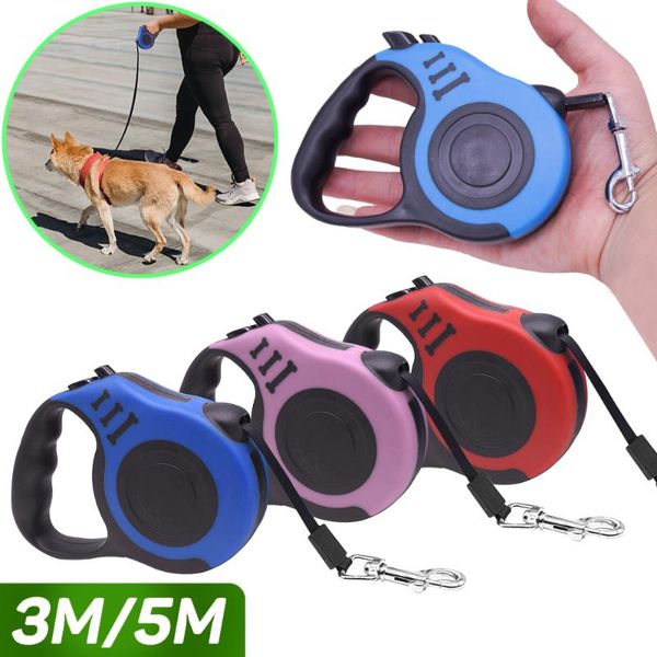 automatic retractable dog leash 3m/5m flexible puppy cat traction rope belt for small medium pet products supplies collars & leashes
automatic retractable dog leash 3m/5m flexible puppy cat traction rope belt for small medium pet products supplies collars & leashes