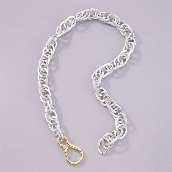 chains aomu summer personality pendant female gothic big cuban metal creative necklace silver color thick clavicle for women
chains aomu summer personality pendant female gothic big cuban metal creative necklace silver color thick clavicle for women