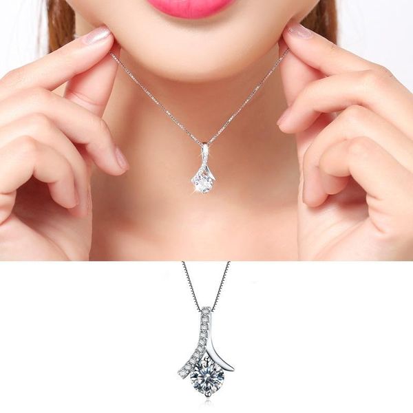 pendant necklaces european and american fashion jewelry crystal necklace short sweater chain clavicle for girl women gift, Silver
pendant necklaces european and american fashion jewelry crystal necklace short sweater chain clavicle for girl women gift, Silver
