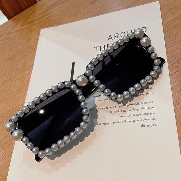 sunglasses doisyer small square frame half round pearl lady temperament jelly color, White;black
sunglasses doisyer small square frame half round pearl lady temperament jelly color, White;black