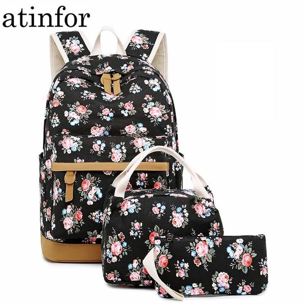 backpack atinfor brand 3pcs/set waterproof printing women school bag for teenagers girls student bookbag with lunch box
backpack atinfor brand 3pcs/set waterproof printing women school bag for teenagers girls student bookbag with lunch box