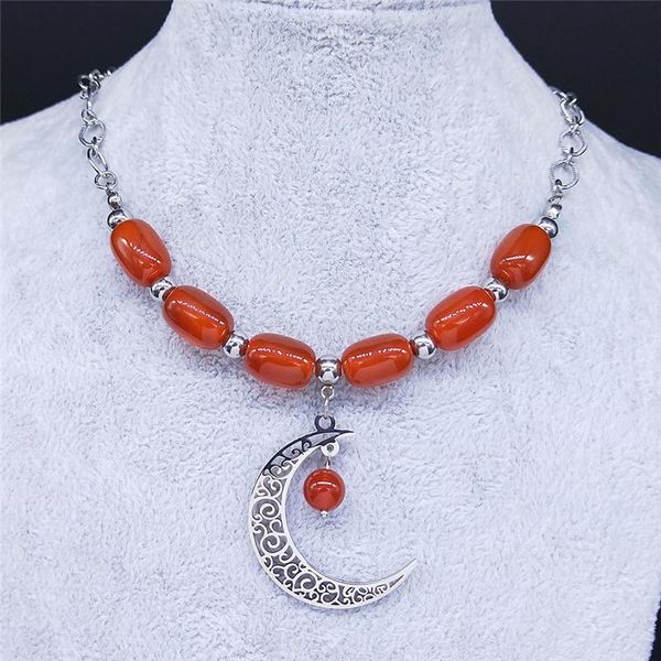 flower moon stainless steel natural stone chocker necklaces women silver color charm necklace jewelry bijoux femme nxs04 pendant
flower moon stainless steel natural stone chocker necklaces women silver color charm necklace jewelry bijoux femme nxs04 pendant