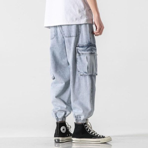 mrgb men's pants 2021 oversized large pocket denim male trousers casual loose fashion jeans safari style, Black
mrgb men's pants 2021 oversized large pocket denim male trousers casual loose fashion jeans safari style, Black