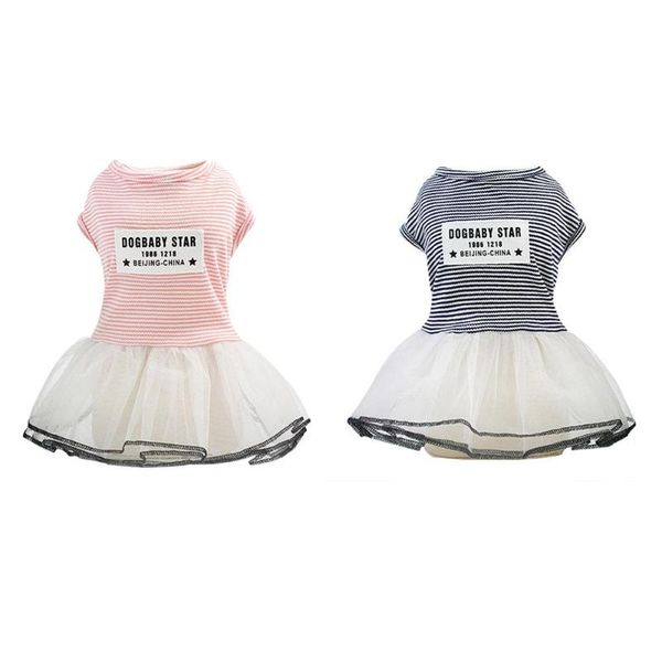 dog apparel dogs mesh wedding dresses skirt summer striped dress perfume gauze xiangyanghua sling pet clothes for teddy
dog apparel dogs mesh wedding dresses skirt summer striped dress perfume gauze xiangyanghua sling pet clothes for teddy