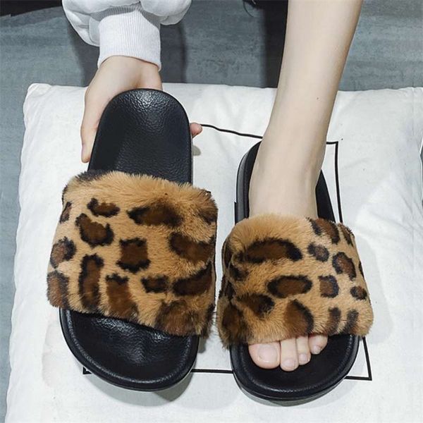 couple fur slipper 45 real slides home ry flat sandals female cute fluffy house shoes woman brand luxury 210928, Black
couple fur slipper 45 real slides home ry flat sandals female cute fluffy house shoes woman brand luxury 210928, Black