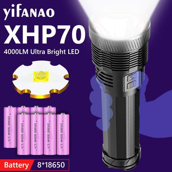 super bright 4000lm xhp70 led rechargeable bolder handheld torch ipx5 waterproof 5 light modes phone charging flashlights torches
super bright 4000lm xhp70 led rechargeable bolder handheld torch ipx5 waterproof 5 light modes phone charging flashlights torches