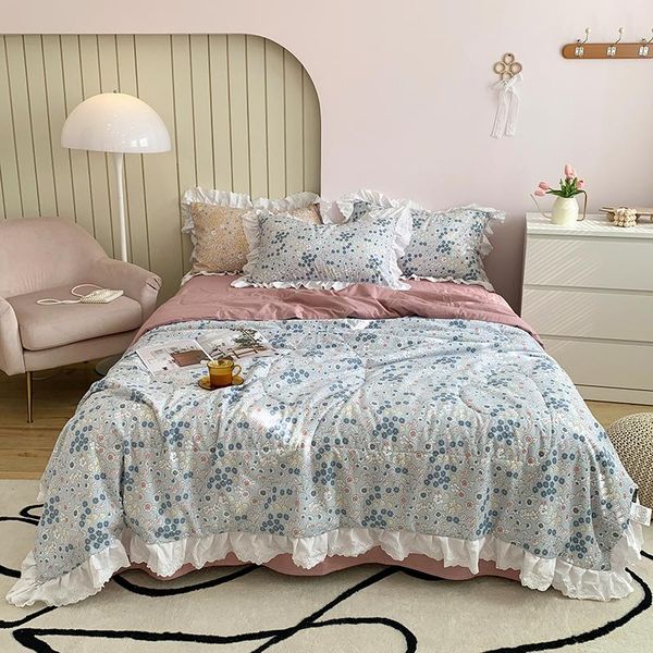 princess style ruffle decor quilts bedspread soft machine washable air conditioned duvet comforter adults floral summer quilt comforters & s
princess style ruffle decor quilts bedspread soft machine washable air conditioned duvet comforter adults floral summer quilt comforters & s