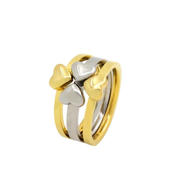 wedding rings classic designer heart ring to form flowers engagement finger stainless steel love for woman jewelry, Slivery;golden
wedding rings classic designer heart ring to form flowers engagement finger stainless steel love for woman jewelry, Slivery;golden