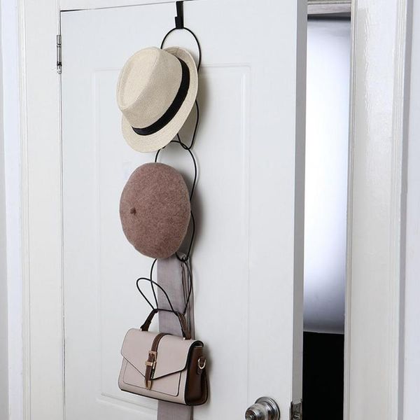 hooks & rails wall mounted behind doors hat holder rack hanging organizer for door closet creative household storage
hooks & rails wall mounted behind doors hat holder rack hanging organizer for door closet creative household storage