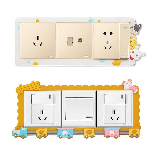wall stickers 3 sockets cartoon luminous switch decoration silicone protective cover creative living room bedroom socket
wall stickers 3 sockets cartoon luminous switch decoration silicone protective cover creative living room bedroom socket