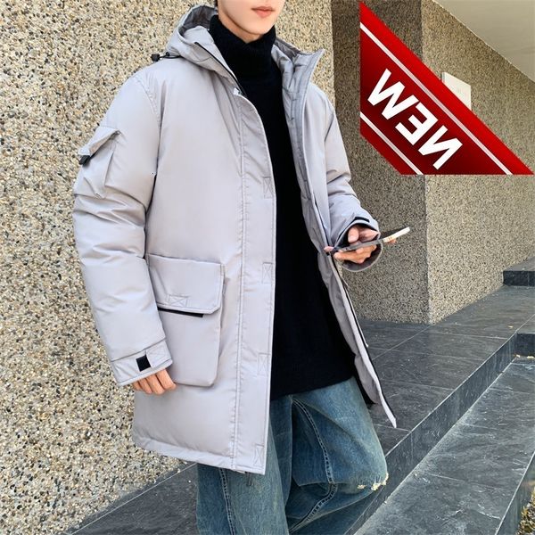 2021 teens winter male jacket men's down trendy white coat thick warm man brand apparel parka, Black
2021 teens winter male jacket men's down trendy white coat thick warm man brand apparel parka, Black