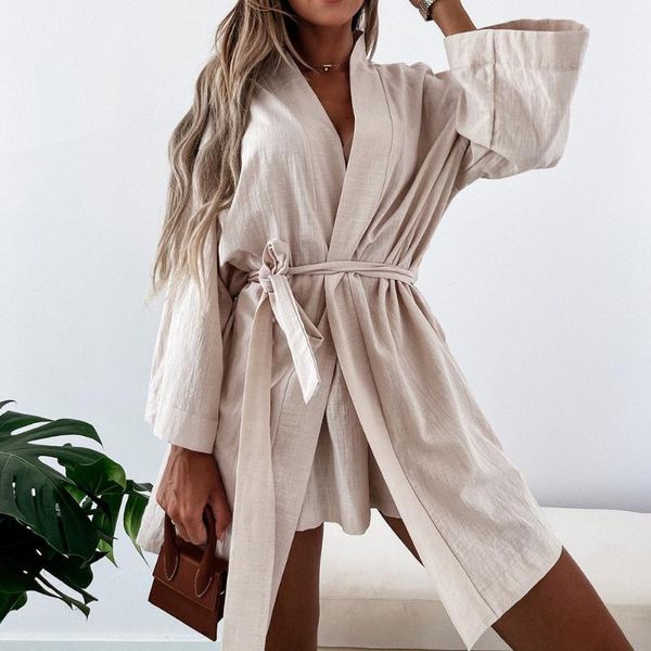 casual dresses summer fashion flare sleeve dress solid elegant ladies v-neck waist belt shirt vintage autumn tie-up party, Black;gray
casual dresses summer fashion flare sleeve dress solid elegant ladies v-neck waist belt shirt vintage autumn tie-up party, Black;gray