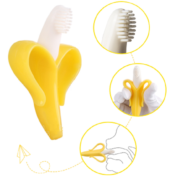 baby silicone training toothbrush bpa banana shape safe toddle teether chew toys teething ring gift for infant baby chewing
baby silicone training toothbrush bpa banana shape safe toddle teether chew toys teething ring gift for infant baby chewing