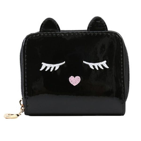 coin purses bags for women 2021 laser leather zipper handbag cat clutch small pocket, Red;black
coin purses bags for women 2021 laser leather zipper handbag cat clutch small pocket, Red;black