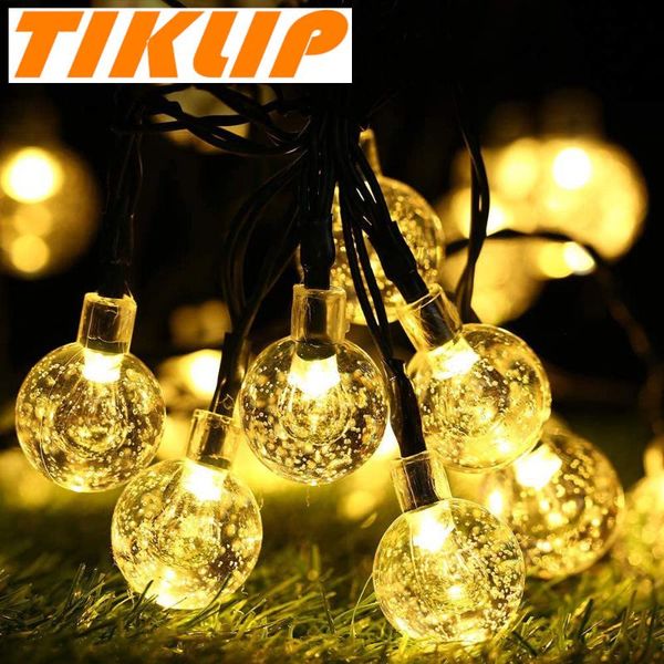 strings tiklip solar string lights outdoor garlands 7m 50 led crystal ball 8 modes waterproof fairy christmas wedding decoration
strings tiklip solar string lights outdoor garlands 7m 50 led crystal ball 8 modes waterproof fairy christmas wedding decoration