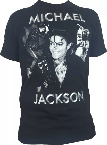 t-shirt michael jackson shirt rock band registered and approved music shirt, White;black
t-shirt michael jackson shirt rock band registered and approved music shirt, White;black