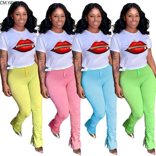 two piece set women tracksuit fitness summer casual outfits lips tee stacked pants sweat suit lounge wear matching sets women's tracksu, Gray
two piece set women tracksuit fitness summer casual outfits lips tee stacked pants sweat suit lounge wear matching sets women's tracksu, Gray