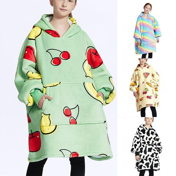 party hats wearable blanket hoodie with large pocket long sleeve printed sweatshirt universal for children dfds889
party hats wearable blanket hoodie with large pocket long sleeve printed sweatshirt universal for children dfds889