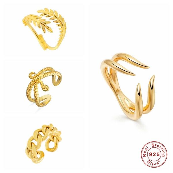 cluster rings aide 925 sterling silver adjustable for women cute snake opening ring wedding jewelry minimalist gift anillos, Golden;silver
cluster rings aide 925 sterling silver adjustable for women cute snake opening ring wedding jewelry minimalist gift anillos, Golden;silver