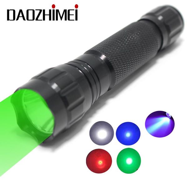 lumen hunting led 501b green red white blue uv light tactical flashlights torches
lumen hunting led 501b green red white blue uv light tactical flashlights torches