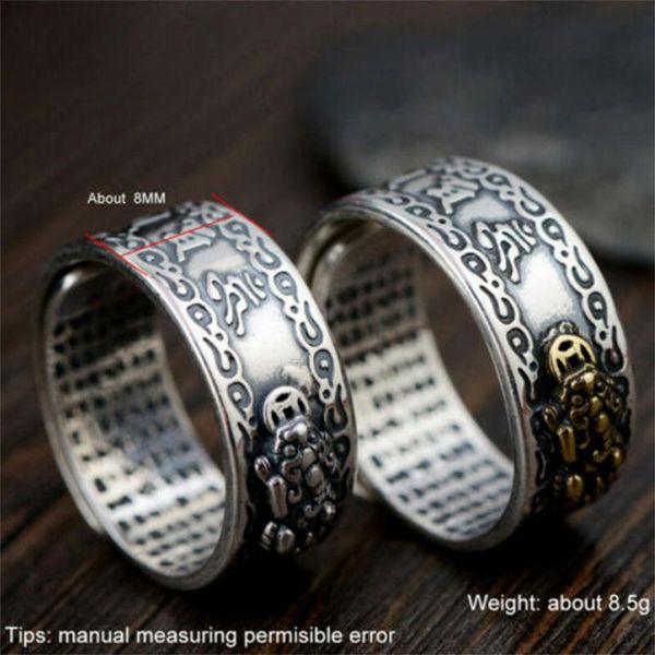 cluster rings men pixiu charms ring feng shui amulet wealth lucky open adjustable buddhist jewelry nyz shop, Golden;silver
cluster rings men pixiu charms ring feng shui amulet wealth lucky open adjustable buddhist jewelry nyz shop, Golden;silver