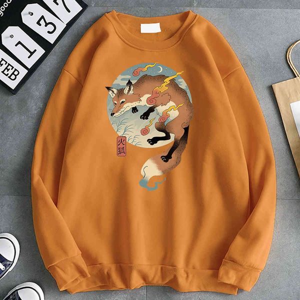 men's firefox printed sweatshirt, long sve round neck street cloth, harajuku style, hip hop, Black
men's firefox printed sweatshirt, long sve round neck street cloth, harajuku style, hip hop, Black