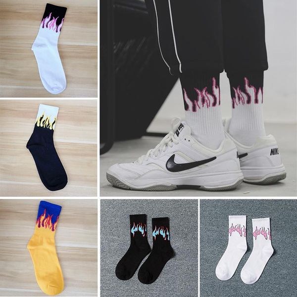 men's socks hiphop men and women cozy cotton yellow pink fire harajuku fashion street wear skateboard funny happy casual sockings, Black
men's socks hiphop men and women cozy cotton yellow pink fire harajuku fashion street wear skateboard funny happy casual sockings, Black