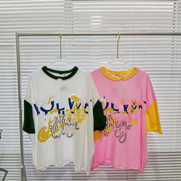 design clothing spring and summer 2021 new fashion holiday color matching women's short sleeve casual loose 060504, White
design clothing spring and summer 2021 new fashion holiday color matching women's short sleeve casual loose 060504, White