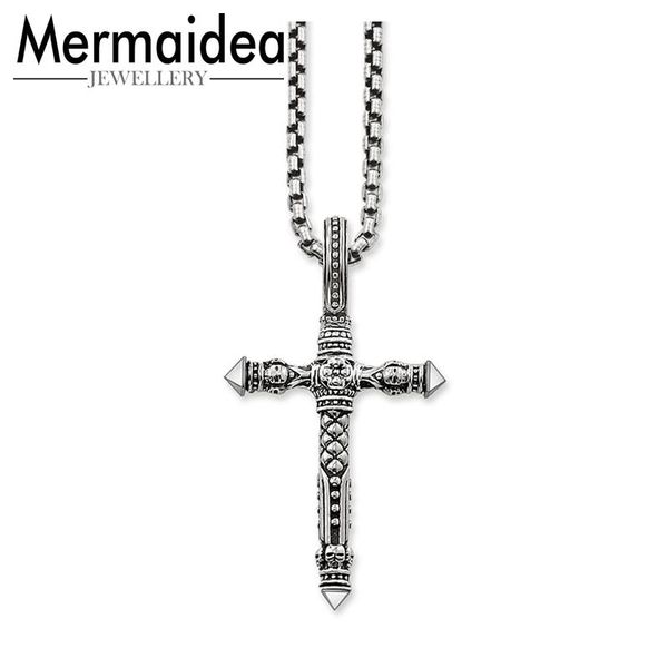 pendant necklaces cross black link necklace 2021 brand chain fashion jewelry rebel jewellery gift men women friend, Silver
pendant necklaces cross black link necklace 2021 brand chain fashion jewelry rebel jewellery gift men women friend, Silver