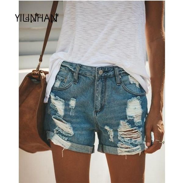 latest solid color ripped denim ladies summer shorts fashion begging low waist without belt women's jeans, Blue
latest solid color ripped denim ladies summer shorts fashion begging low waist without belt women's jeans, Blue