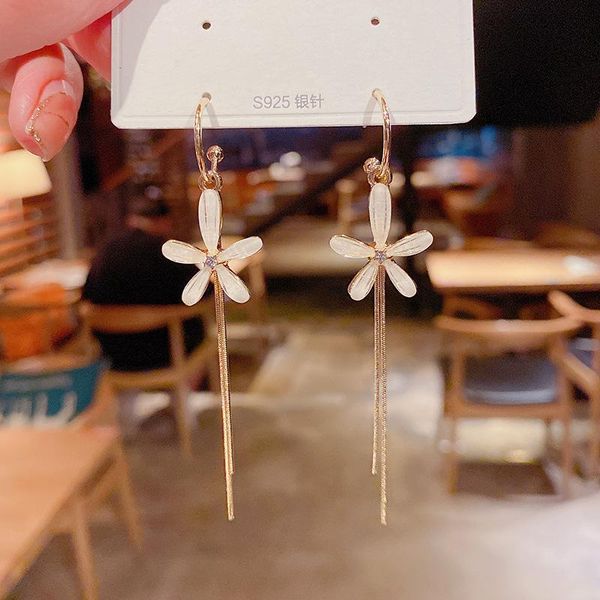 dangle & chandelier the 2021 summer flowers tassel ear ring female personality fashion show thin long eardrop fairy, Silver
dangle & chandelier the 2021 summer flowers tassel ear ring female personality fashion show thin long eardrop fairy, Silver