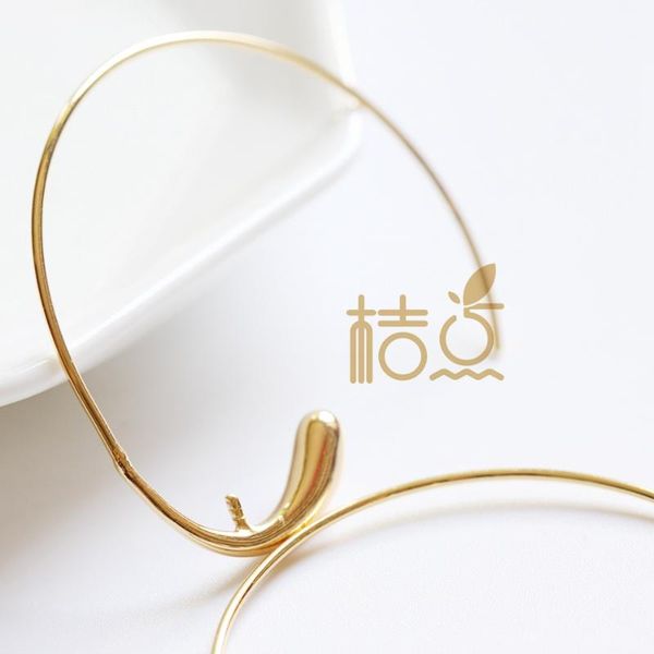 pieces (one pair) gold plated brass earring post - irregular shape 38x31mm (4399c) stud, Golden;silver
pieces (one pair) gold plated brass earring post - irregular shape 38x31mm (4399c) stud, Golden;silver