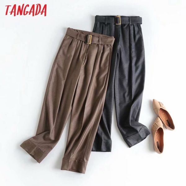 tangada fashion women solid winter suit pants trousers with slash office lady pants pantalon 4c67 210319, Black;white
tangada fashion women solid winter suit pants trousers with slash office lady pants pantalon 4c67 210319, Black;white
