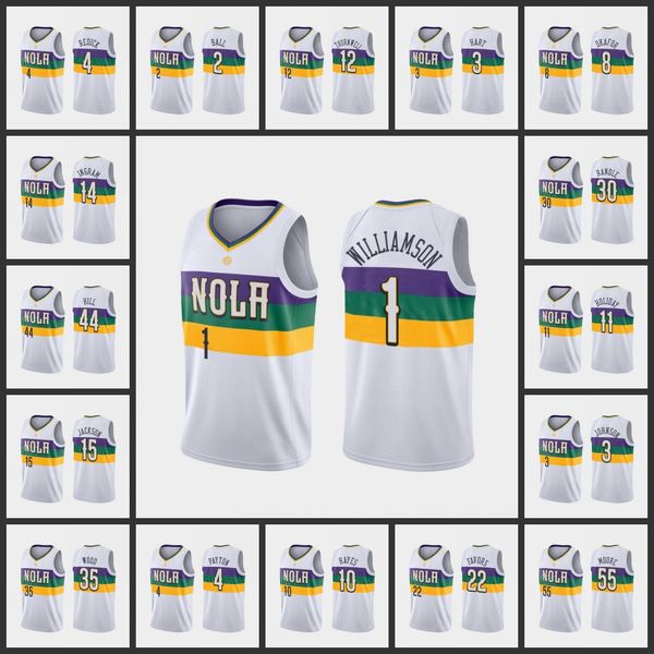 new orleanspelicansmen zion williamson brandon ingram lonzo ball jrue holiday white swingman jersey, Black
new orleanspelicansmen zion williamson brandon ingram lonzo ball jrue holiday white swingman jersey, Black