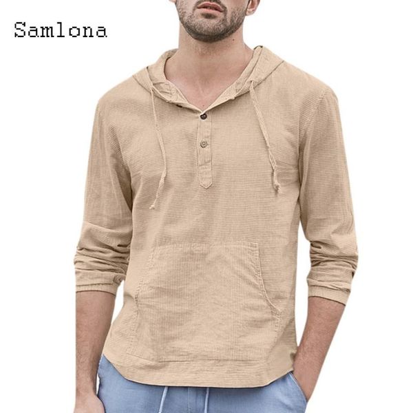 samlona long sleeve shirt hoodie masculinas men clothing 2021 spring autumn casual pullovers khaki mens blouse men's shirts, White;black
samlona long sleeve shirt hoodie masculinas men clothing 2021 spring autumn casual pullovers khaki mens blouse men's shirts, White;black