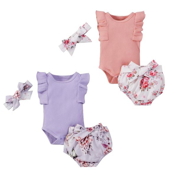 emmababy 2021 summer 0-18m baby girl 3pcs set flared short sleeve bodysuit+bow floral print shorts+headband clothes pink/purple clothing set, White
emmababy 2021 summer 0-18m baby girl 3pcs set flared short sleeve bodysuit+bow floral print shorts+headband clothes pink/purple clothing set, White