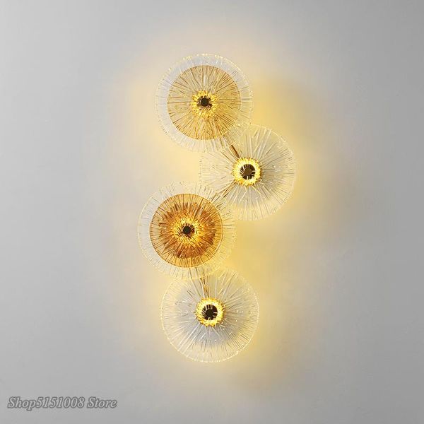 wall lamp postmodern glass iron golden lotus leaf led sconce bedside personalized aisle bedroom decor
wall lamp postmodern glass iron golden lotus leaf led sconce bedside personalized aisle bedroom decor
