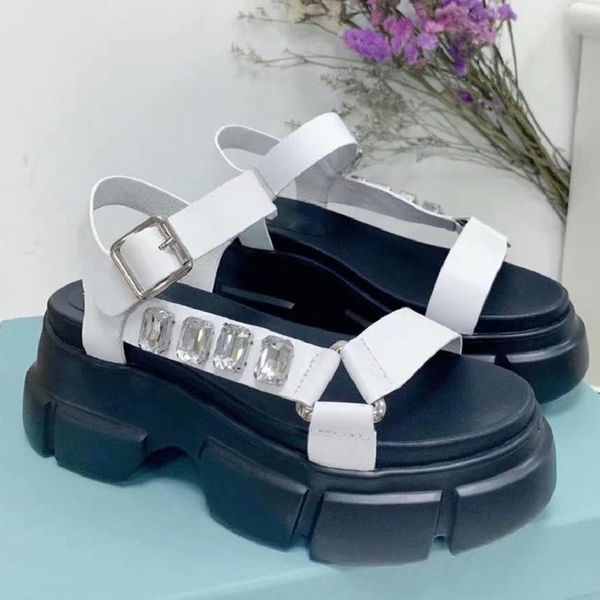 platform sandals leather woman flat women hook zapatos de mujer summer shoes strap buckle thick bottom hot, Black
platform sandals leather woman flat women hook zapatos de mujer summer shoes strap buckle thick bottom hot, Black