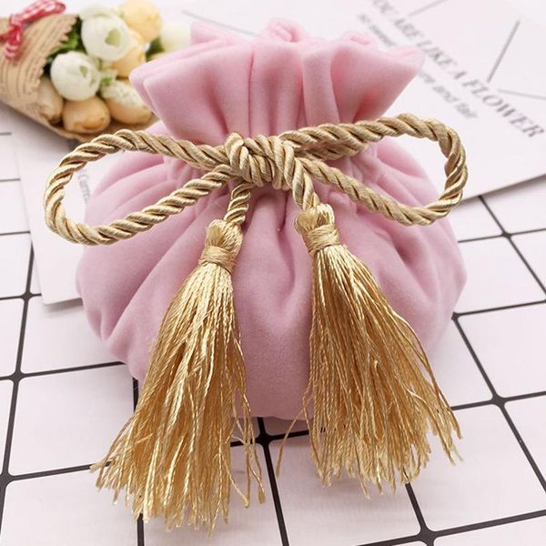 gift wrap 100pcs wedding supplies candy tassel velvet sugar bag custom with bottom no side rope round girdle mouth jewelry
gift wrap 100pcs wedding supplies candy tassel velvet sugar bag custom with bottom no side rope round girdle mouth jewelry