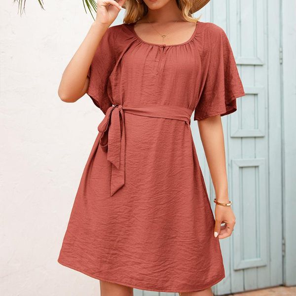 casual dresses women classic dress fashion lantern sleeve short lace up cotton gray22, Black;gray
casual dresses women classic dress fashion lantern sleeve short lace up cotton gray22, Black;gray