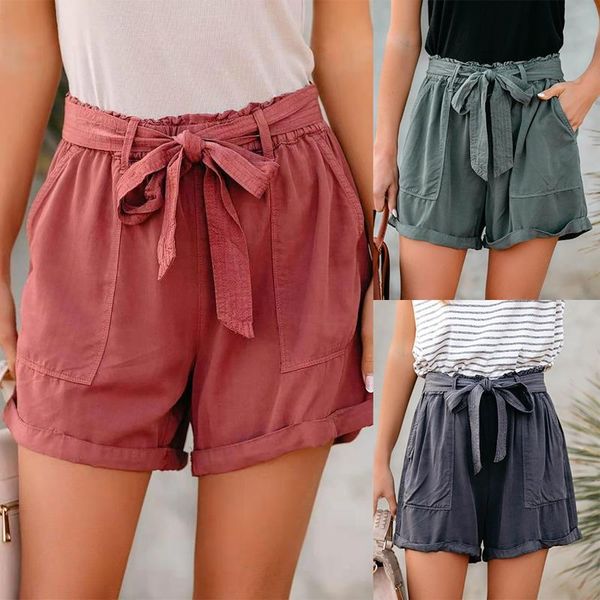 women style fashion shorts summer female streetwear casual lace-up mid-waist short beach bow women's, White;black
women style fashion shorts summer female streetwear casual lace-up mid-waist short beach bow women's, White;black
