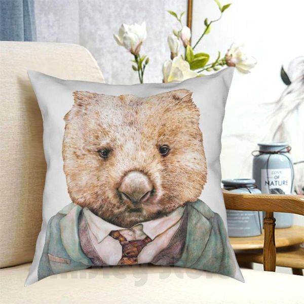 pillow case wombat printed home soft throw australian animals animal portraits in suits
pillow case wombat printed home soft throw australian animals animal portraits in suits