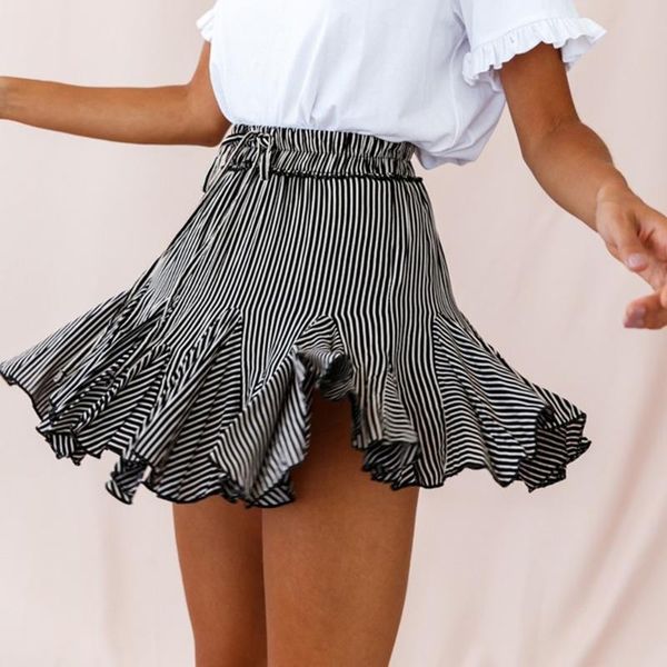 skirts summer women's high waist mini skirt slim striped pleated sukienka 2021 roupas femininas, Black
skirts summer women's high waist mini skirt slim striped pleated sukienka 2021 roupas femininas, Black
