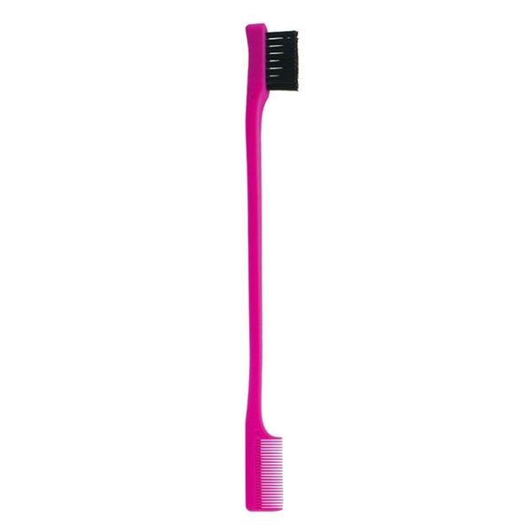 hair brushes y98b dual edge eyebrow brush and comb portable 2 in 1 double sided eyelash hairline control shaper makeup grooming, Silver
hair brushes y98b dual edge eyebrow brush and comb portable 2 in 1 double sided eyelash hairline control shaper makeup grooming, Silver