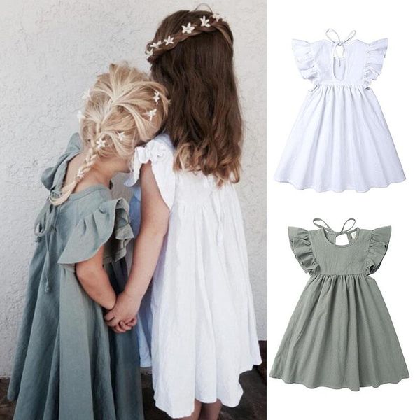 girl's dresses 0-6y toddler kids baby girl autumn dress ruffles sleeve solid cotton linen party casual clothes, Red;yellow
girl's dresses 0-6y toddler kids baby girl autumn dress ruffles sleeve solid cotton linen party casual clothes, Red;yellow