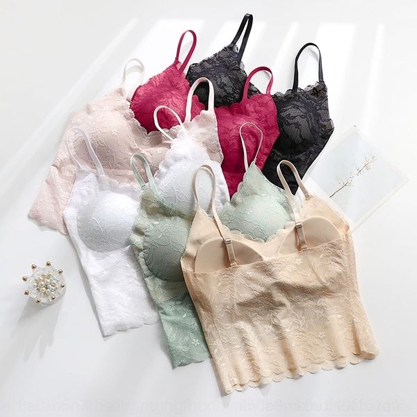 ijo korean women's underwear version lace back sling wrapped chest summer belt chest cushion exposed navel vest women's traceless, Red;black
ijo korean women's underwear version lace back sling wrapped chest summer belt chest cushion exposed navel vest women's traceless, Red;black